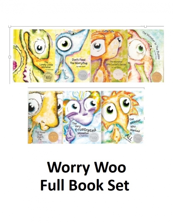 Worry Woo Full Book Set <br> <b><font color='red'>(Series - Children)</font></b>